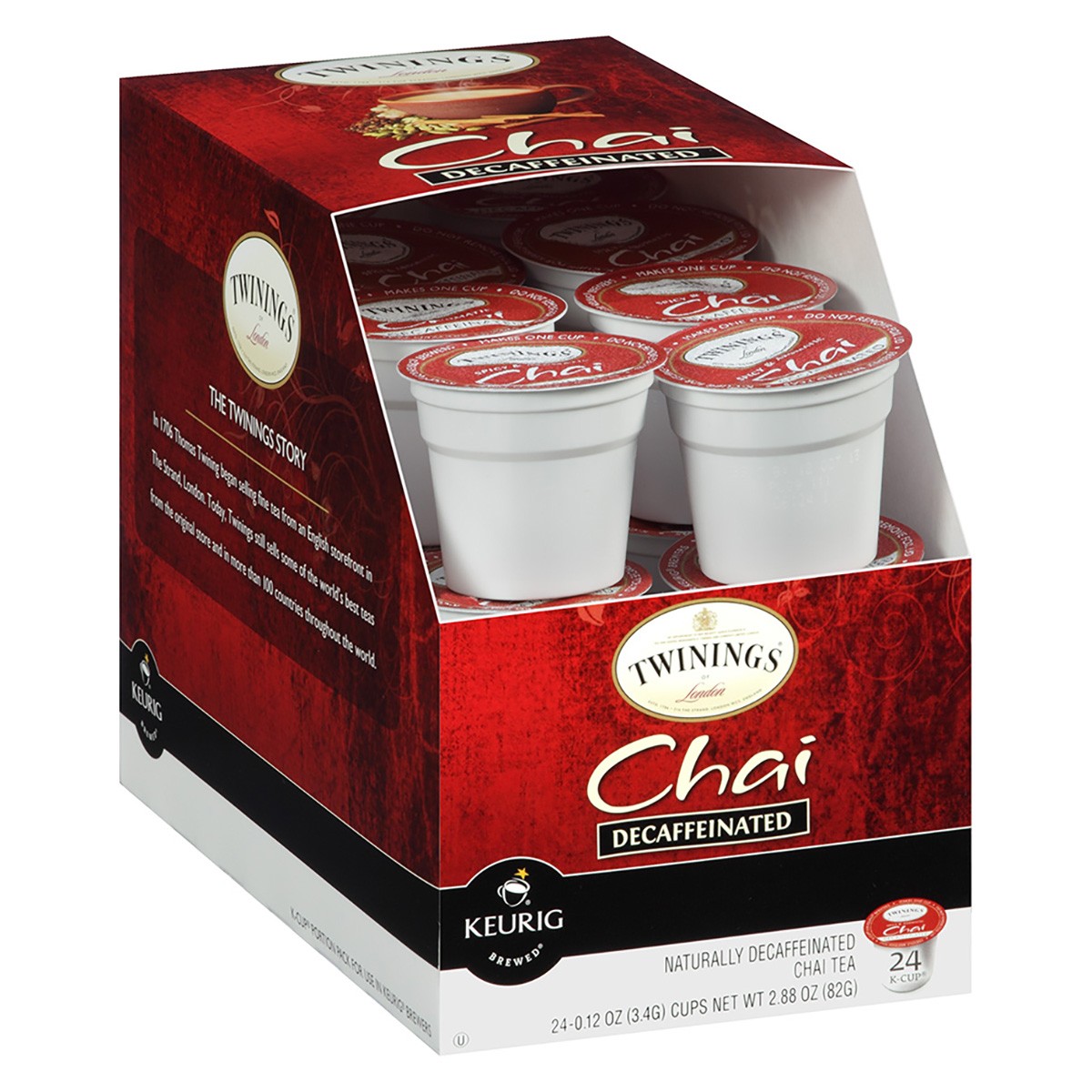 Twinings Chai Tea KCup Traditional Decaf Chai